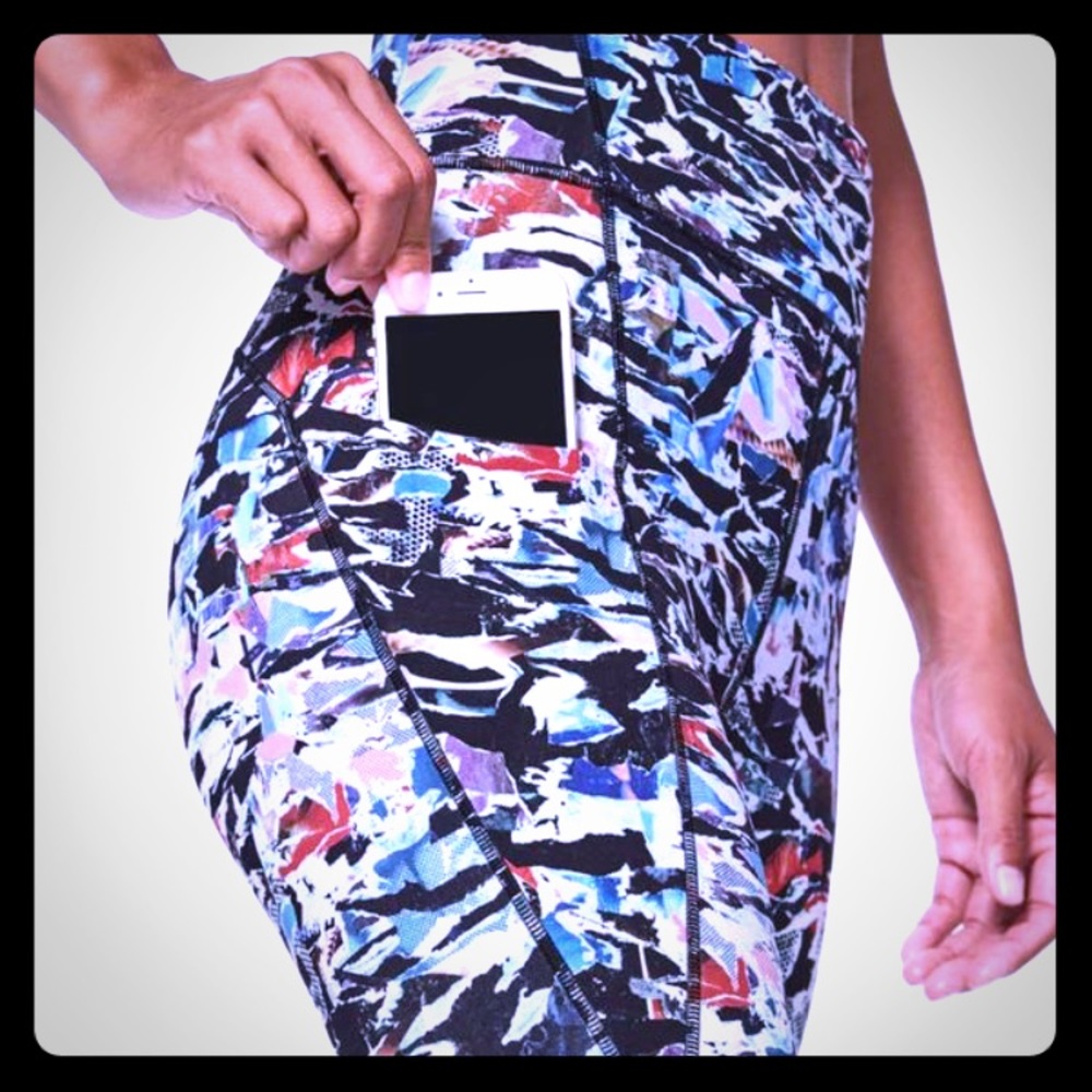 EUC Lululemon Break Free Tights S4 Culture Clash